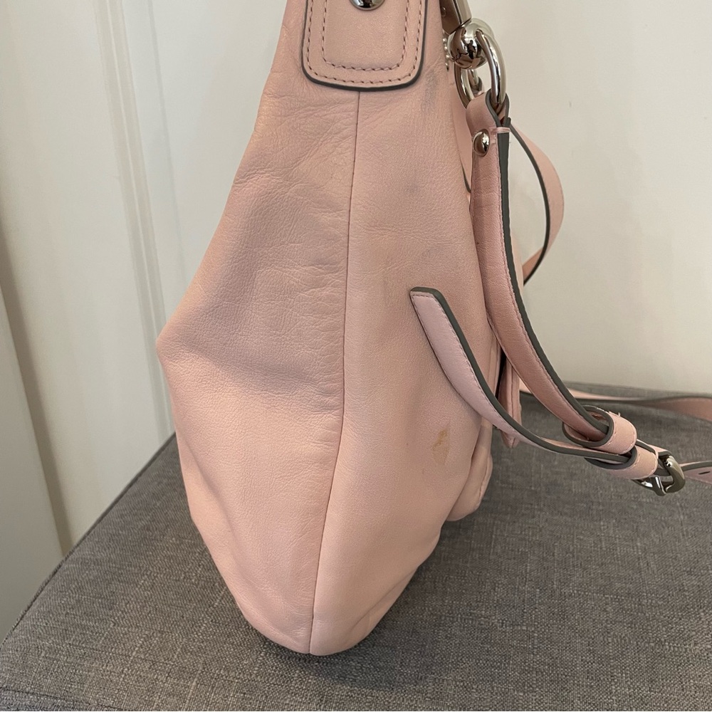 COACH Kristin Hobo Bag Convertible Crossbody - Pink - Picture 10 of 16